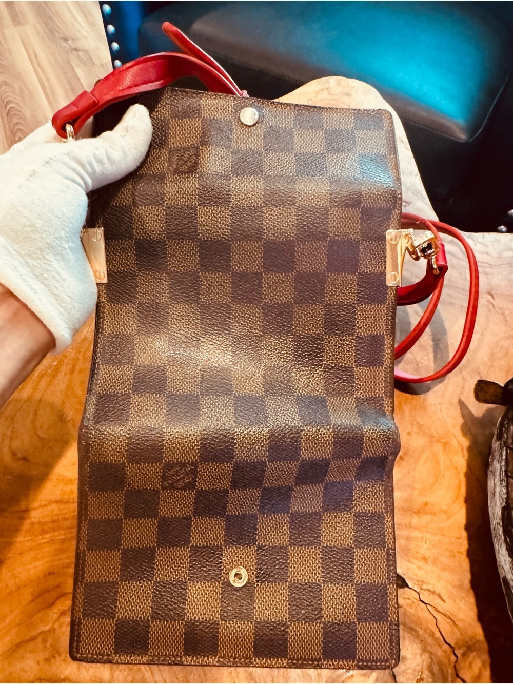 Just in 🔥 Louis Vuitton Damier Porte Tresor Etui Papiers Trifold Wallet - Picture 11 of 15
